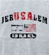 JERUSALEM-USA-ISRAEL T SHIRT