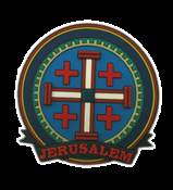 JERUSALEM CROSS RELIEF MAGNET