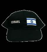 ISRAEL FLAG TODDLER- BLACK CAP