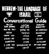 ISRAELI HEBREW GUIDE SHIRT