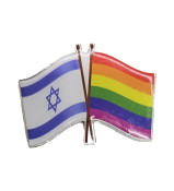 Israel & Pride flags epoxy magnet