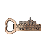 BRONZE KEY OF JERUSALEM MAGNET 