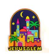 JERUSALEM NIGHT RELIEF MAGNET_COPY