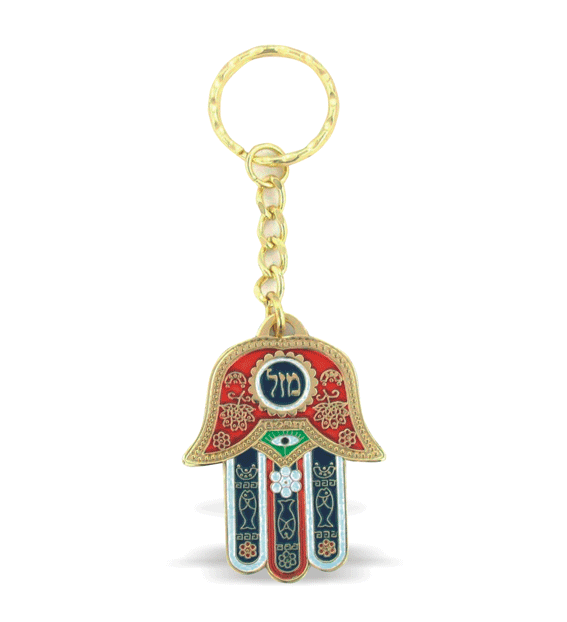 RED CHAMSA KEY HOLDER 01729