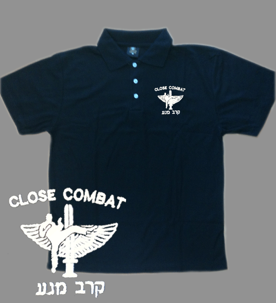 ISRAEL ARMY BLACK POLO - CLOSE COMBAT 